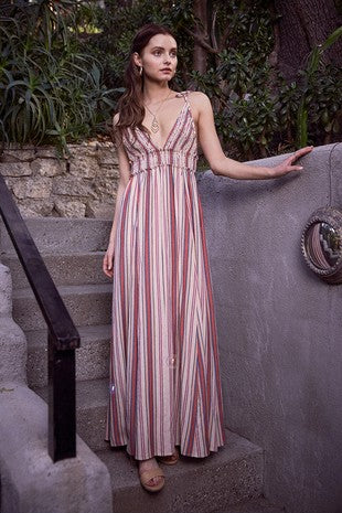 Striped Maxi